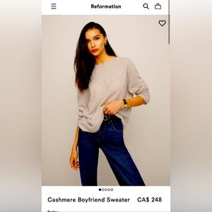 Reformation Boyfriend Sweater